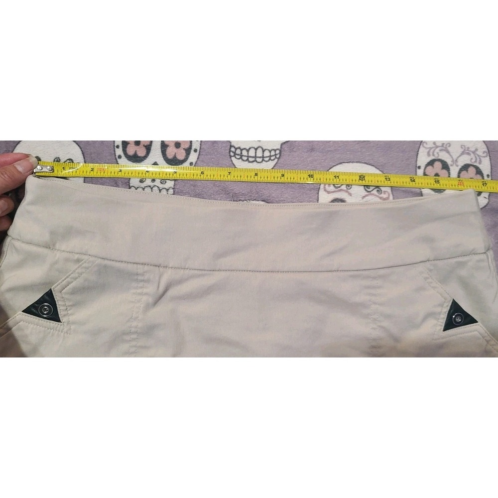 Jamie Sadock Womens Beige Pull On Golf Tennis Stretch Skort Sz 8 - Picture 8 of 9